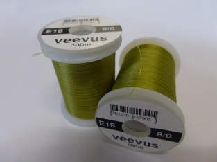 Veevus 8/0 Light Olive E18